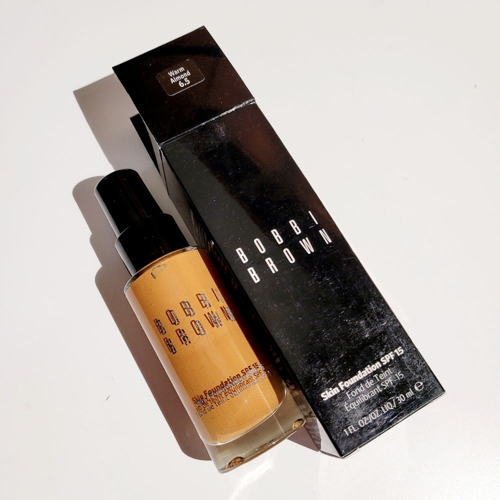Bobbi Brown Skin Foundation Broad Spectrum SPF 15 #6.5 Warm Almond new